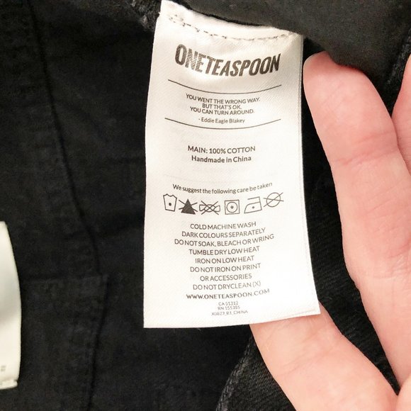 One Teaspoon Viper High Waist Button UP Mini Skirt - Picture 7 of 13